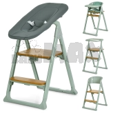Стульчик для кормления 4 в 1 El Camino GROWEE ME 1222 Sage Green/Темно-зеленый