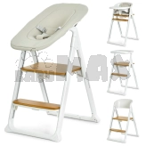 Стульчик для кормления 4 в 1 El Camino GROWEE ME 1222 White/Белый