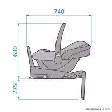 Автокресло 40–75 см MAXI-COSI CabrioFix i-Size Essential Graphite/Графитовый - Фото 6