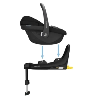 Автокресло 40–83 см MAXI-COSI Pebble S Tonal Black/Черный - Фото 7