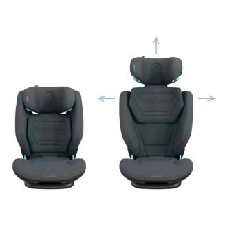 Автокресло 100–150 см MAXI-COSI RodiFix Pro 2 i-Size Authentic Graphite/Графитовый - Фото 5