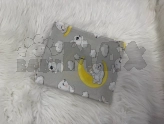 Пелюшка M&Ababy Заченята 95×110 см, ситець Сірий