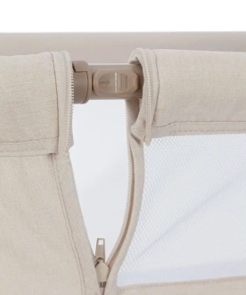 Ліжечко приставне Carrello Luna CRL-16505 Silk Beige/Бежевий - Фото 2