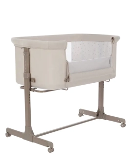 Ліжечко приставне Carrello Luna CRL-16505 Silk Beige/Бежевий - Фото 3