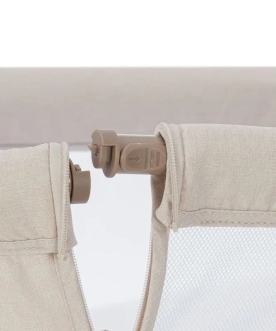 Ліжечко приставне Carrello Luna CRL-16505 Silk Beige/Бежевий - Фото 4