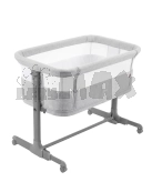 Кроватка манеж приставная Carrello Picto CRL-16506 Tao Grey/Серый