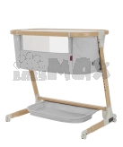 Ліжечко приставне Carrello Prima + CRL-16504 Cloud Grey/Сірий