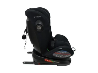 Автокресло 40–150 см VELANO Aura 360° i-Size ISOFIX Black/Черный - Фото 3
