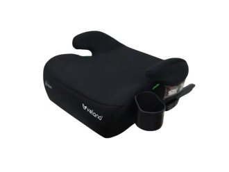 Бустер 125–150 см VELANO Primo i-Size ISOFIX Black/Чорний - Фото 2