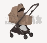 Коляска 2 в 1 Anex Air-Q Karamell/Темно-бежевый