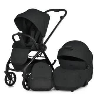 Коляска 2 в 1 El Camino CHLOE ME 1191-1 Black/Черный - Фото 1