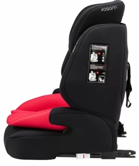 Автокрісло 76–150 см Osann Jazzi Isofix i-Size Black+Coral/Чорно-червоний - Фото 1