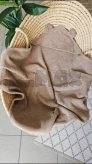 Уголок после купания M&Ababy 80×80 см, махра Темно-бежевый