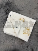 Плед M&Ababy Друзья утята 80×100 см, муслин Белый