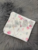 Плед M&Ababy Зайчонок с шариком 80×100 см, муслин Бело-розовый