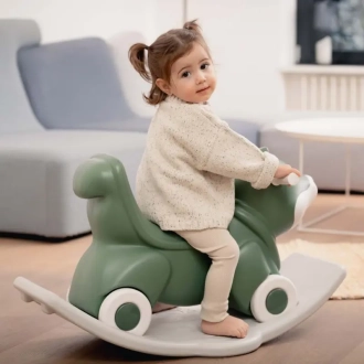 Гойдалка каталка Hauck 1st Rocker 3 в 1 Fox Green/Зелений - Фото 8