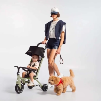 Коляска велосипед SmarTrike Wonder Olive/Чорно-оливковий - Фото 5