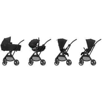 Коляска прогулянкова MAXI-COSI Leona2 Twillic Black/Чорний - Фото 1
