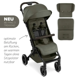Коляска прогулочная ABC Design Ping 3 Trekking Avocado/Зеленый - Фото 3