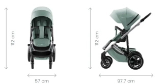 Коляска прогулянкова Britax Römer SMILE 5Z Style Teak/Бежевий - Фото 2