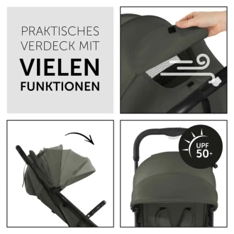 Коляска прогулянкова Hauck Travel N Care Dark Olive/Оливковий - Фото 3