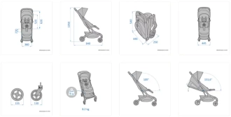 Коляска прогулянкова MAXI-COSI FAME CABIN Black Onyx/Чорний - Фото 1