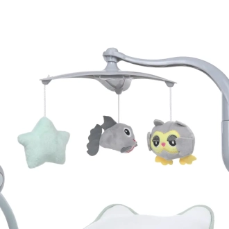 Качалка El Camino ME 1075 TEDDY Mint Animals/Мятный - Фото 6