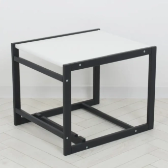 Стільчик для годування Bambi Graphite/Графітово-білий - Фото 3