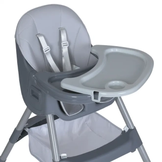 Стільчик для годування Bambi M 5722 Gray/Сірий - Фото 4