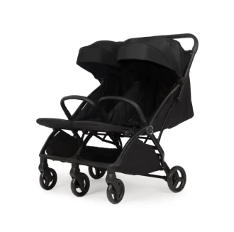 Коляска прогулянкова для двійні Adamex Alto Black/Чорний - Фото 3