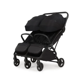 Коляска прогулянкова для двійні Adamex Alto Black/Чорний - Фото 4