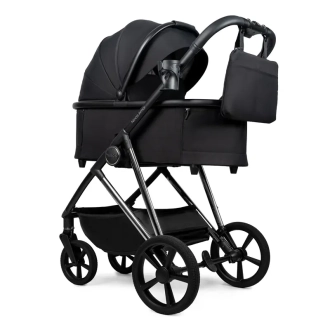 Коляска 2 в 1 Ninos Amor All Black/Черный - Фото 2