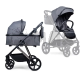 Коляска 2 в 1 Ninos Amor Deep Grey/Серый