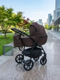 Коляска 2 в 1 Victoria Gold Classic Len Коричневый