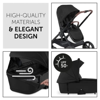 Коляска 2 в 1 Hauck Walk N Care Air Black/Черная - Фото 5