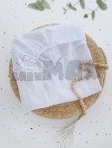 Непромокаемый наматрасник M&Ababy на резинке 120×60 см Белый