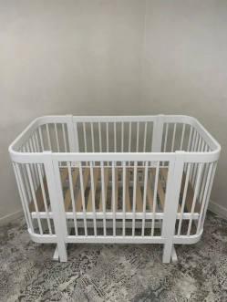 Комплект мебели Babymax Кроватка Миа и комод КМ-2 П-80 Белый - Фото 3