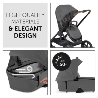 Коляска 2 в 1 Hauck Walk N Care Air Dark Grey/Темно-серый - Фото 6