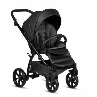 Коляска 2 в 1 TUTIS Uno5+ Leather Jet Black/Черный - Фото 2
