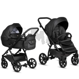 Коляска 2 в 1 TUTIS Uno5+ Leather Jet Black/Черный