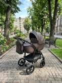 Коляска 2 в 1 Victoria Gold Optima, екошкіра Коричневий