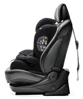 Автокресло 15–36 кг Bair Slider BS-01 i-Size  ISOFIX Total black/Черный - Фото 4