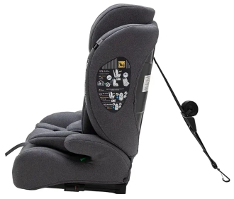Автокресло 15–36 кг Bair Slider BS-02 i-Size  ISOFIX Graphite midnight/Графитовый - Фото 3