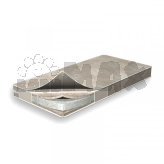 Матрас детский Flitex Native Len Лен, Пенополиуретан, Лен 120×60×10 см