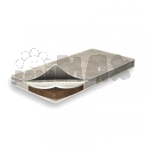 Матрас детский Flitex Latex Coconut Латекс, Кокос 120×60×12 см