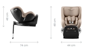 Автокрісло 61–105 см Britax Römer DUALFIX PRO M 2025 LUX Onyx Black/Чорний - Фото 2
