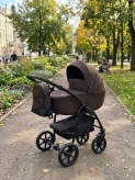 Коляска 2 в 1 Victoria Gold Optima Коричневий