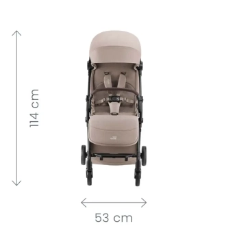 Коляска прогулочная Britax Römer TIRA Carbon Black/Черный - Фото 7