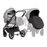 Коляска 2 в 1 TUTIS Leo3 Plus Warm Grey/Светло-серый