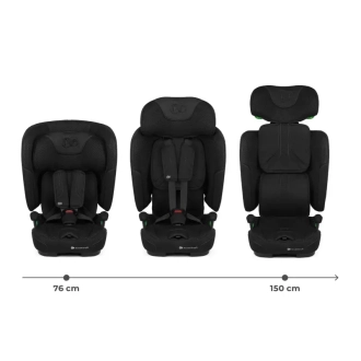 Автокрісло 76–150 см Kinderkraft Fix2Go i-Size Black/Чорний - Фото 2